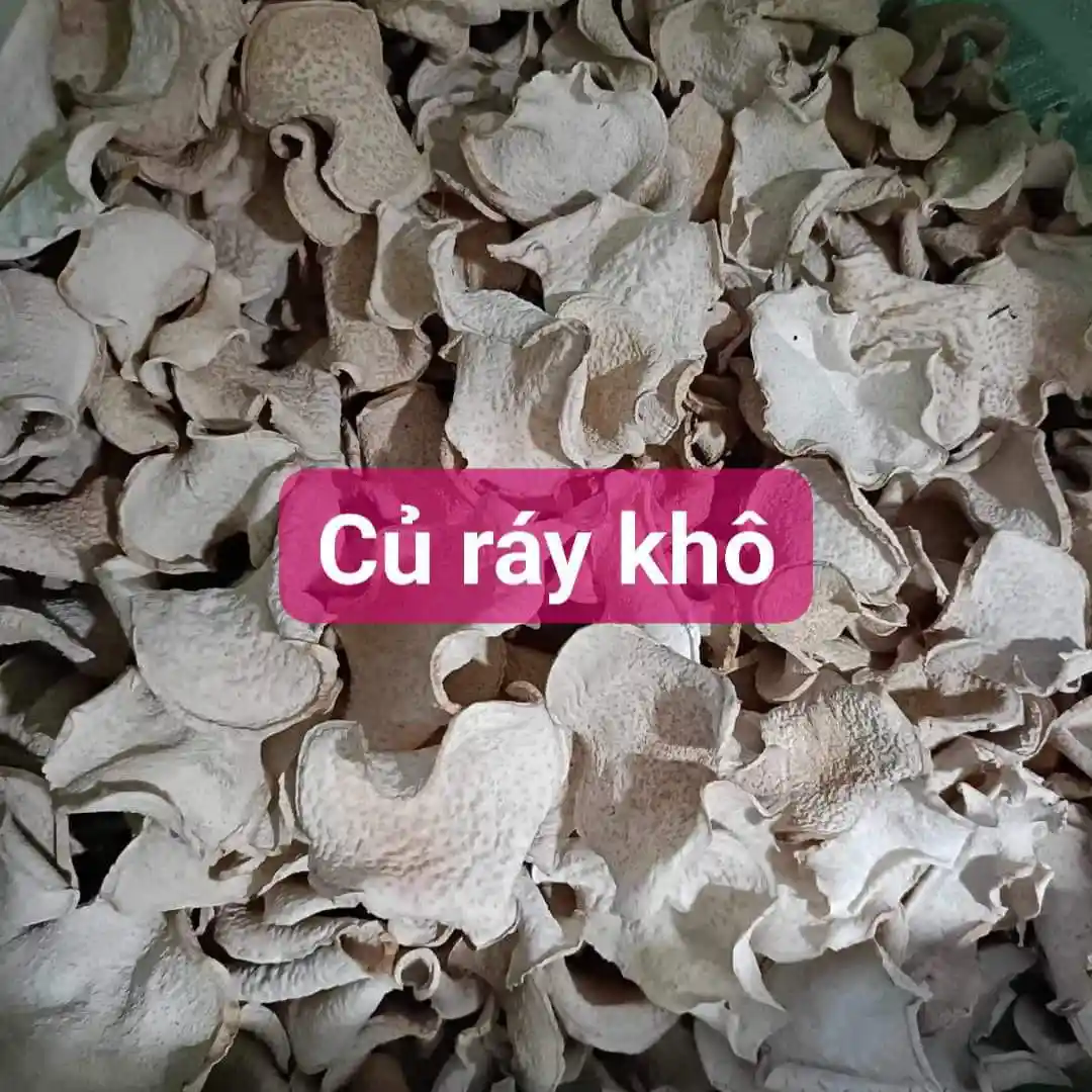 Củ Ráy khô (Bạc Hà núi)