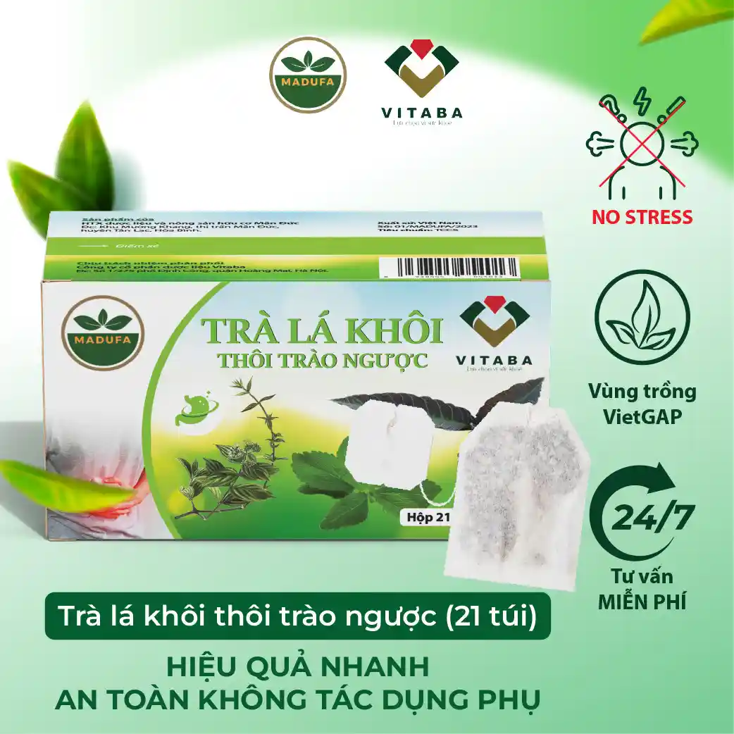 Trà lá Khôi - Đặc trị trào ngược, viêm, loét dạ dày - 1