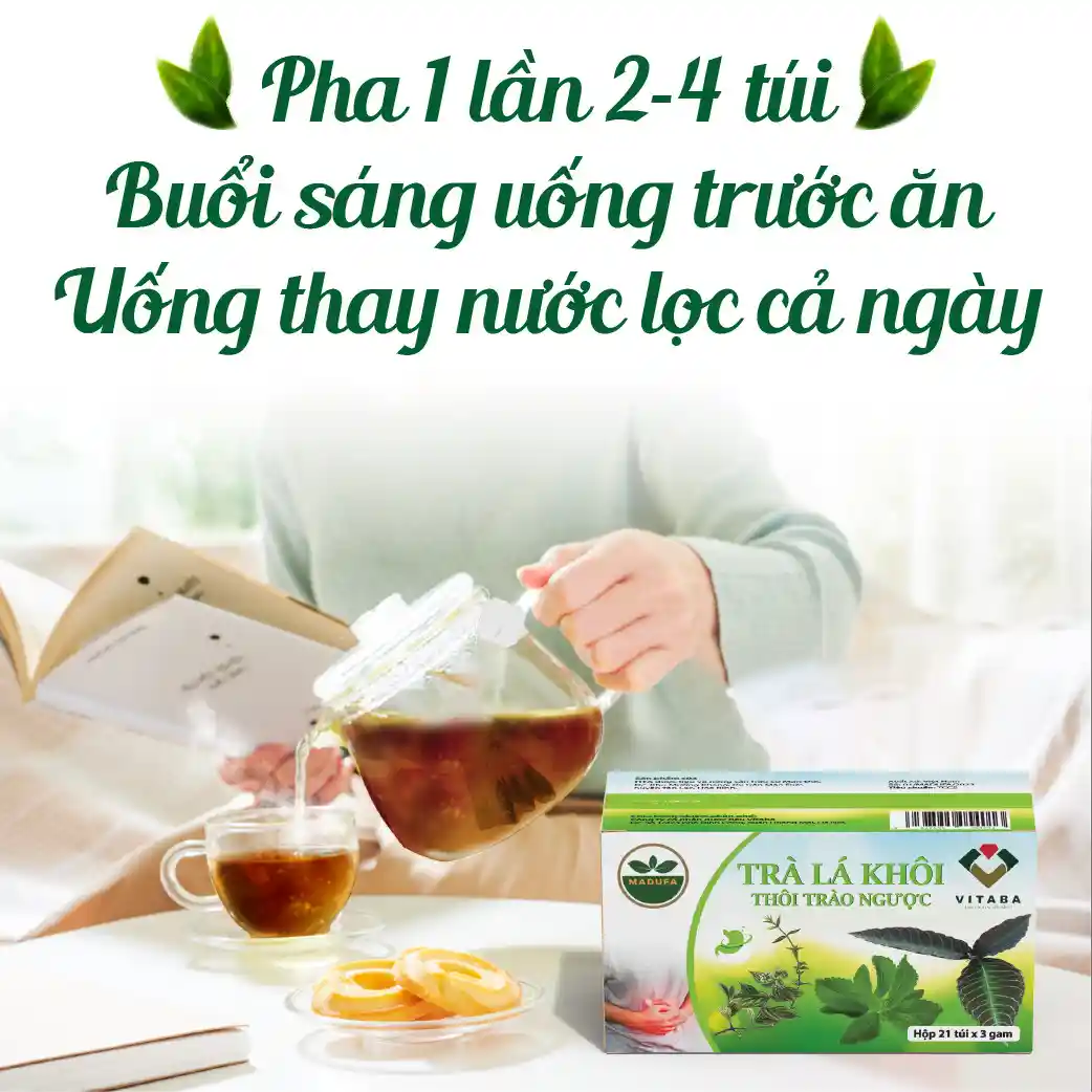 Hướng dẫn sử dụng Trà lá Khôi